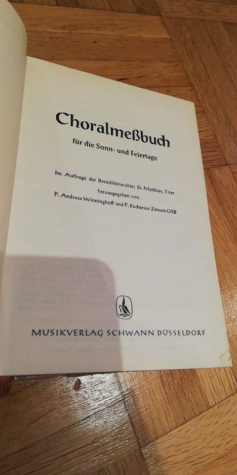 Choral Messbuch in Rhodt unter Rietburg