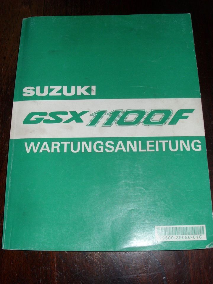 Originale Wartungsanleitung für Suzuki GSX 1100 F in Aichach