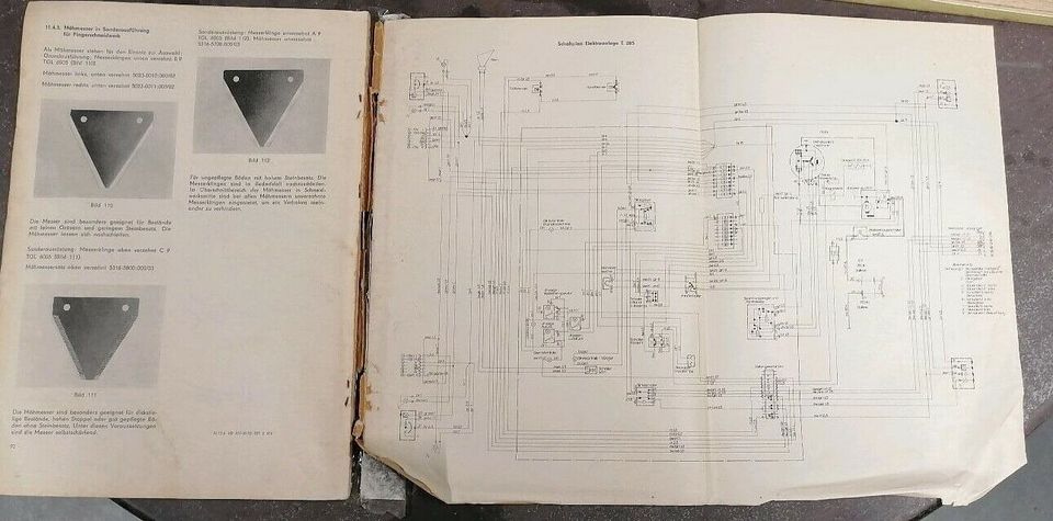 Anleitung & Schaltplan Feldhäcksler E 280 DDR Fortschritt in Cavertitz