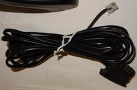 D Telefon-Kabel TAE F auf RJ11 Stecker 4-polig 3 Meter schwarz un Rheinland-Pfalz - Bacharach Vorschau