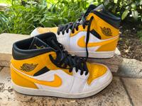 Air Jordan Mid, Gr. 44, Farbe gelb/weiß/schwarz Bayern - Waging am See Vorschau