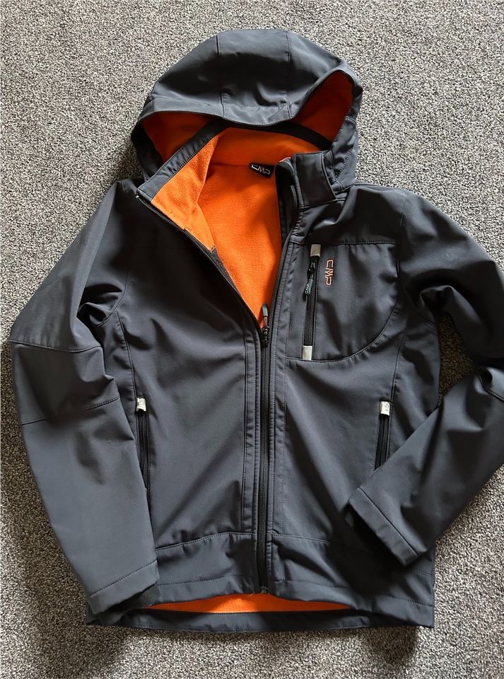 ‼️Softshell-Jacke von CMP dunkelgrau Größe M‼️ in Uplengen