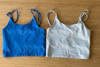 2 Tops Sport bauchfrei blau grau Bayern - Kaufering Vorschau