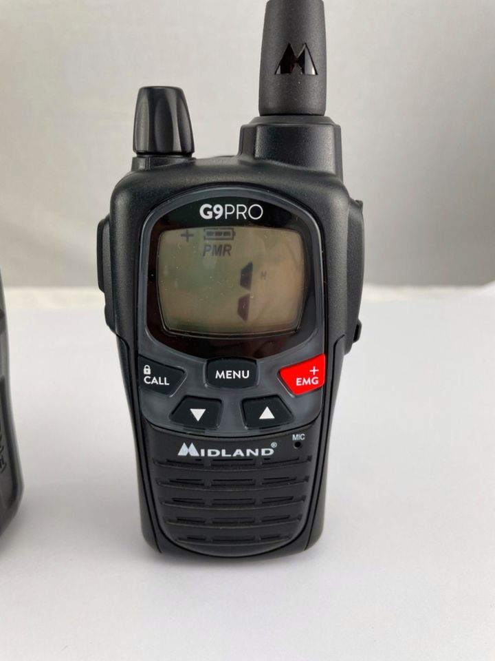 Mieten Midland G9 Pro 2er Kofferset Händler Verleih Walki Talki Leihen DHL Versand Echt in Igel