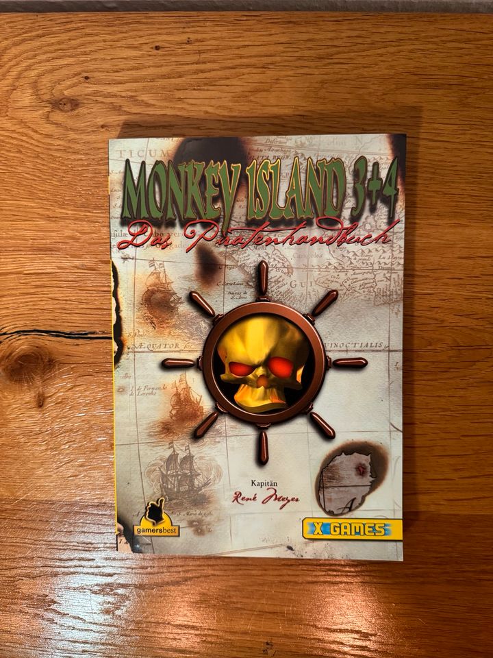 Monkey Island 3 und 4 Das Piratenhandbuch Lösungsbuch in Düsseldorf