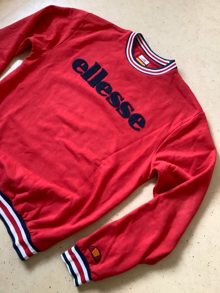 »ellesse« Pullover/Sweater - Größe: EU 40 (L) - Rot - Herren in Hunderdorf