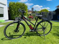 Raleigh Rushour 1.0 Damen Fahrrad TrekkingBike schwarzrot Größe S Hessen - Kelkheim Vorschau