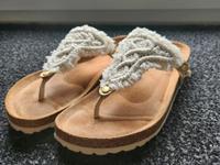 Hey Marly Zehentrenner CASUAL CORK  CREMA  Boho gold Dithmarschen - Pahlen Vorschau
