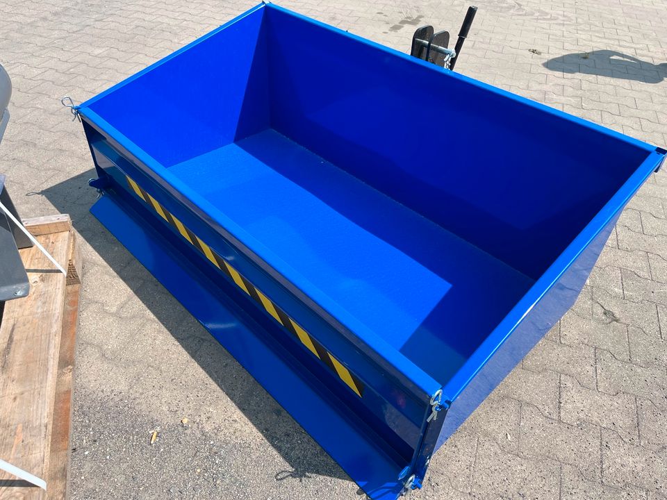 Heckcontainer Premium. 1.0 m  1.25 m   und 1.5 m in Halle