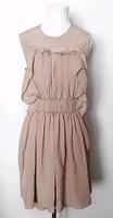 COS Rüschen Volant Kleid Seide Beige Gr. XS 34 Bayern - Germering Vorschau