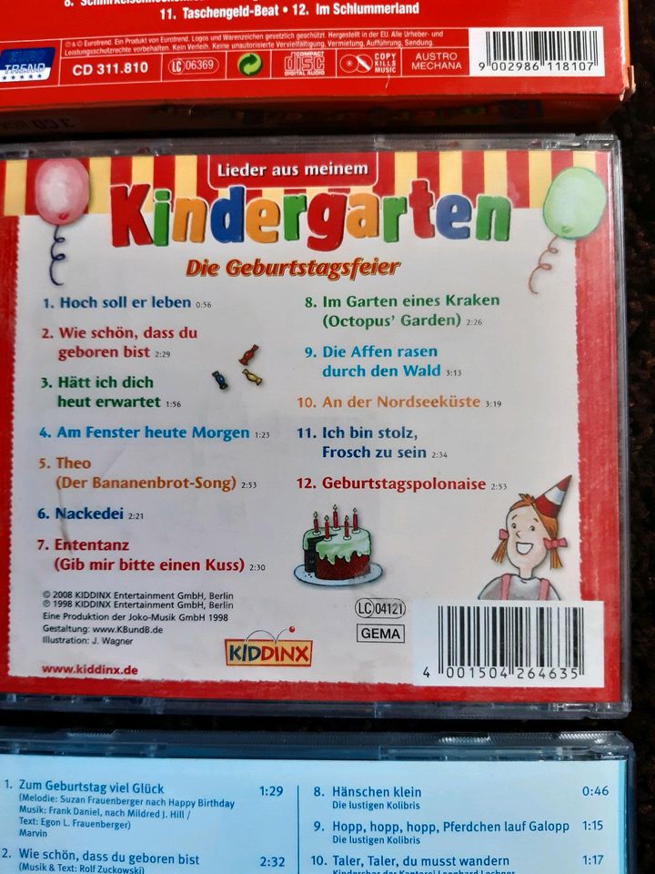 Hörspiel CD Kindergarten Geburtstagslieder Geburtstag in Lippstadt