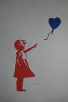 Banksy Lithographie limitiert, handsigniert 70x50 cm Nordrhein-Westfalen - Gronau (Westfalen) Vorschau
