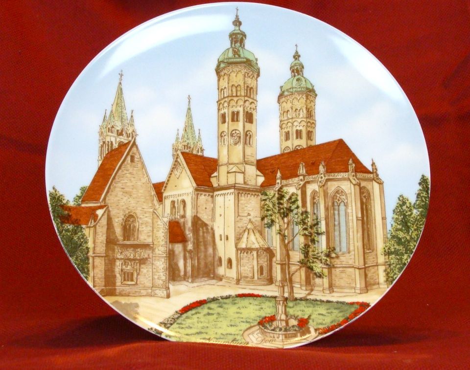 Wandteller Heinrich – Motiv: Der Naumburger Dom – Porzellan - in Bochum