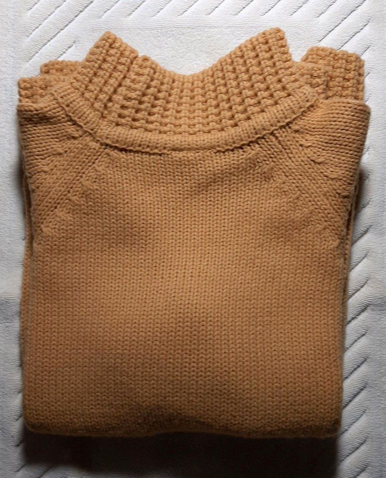 Strickpullover Gr. S senffarben für 4 € in Donaueschingen