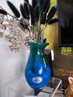 Blau grüne Vase Glasbläserei Willingen handgefertigt 15,5cm Glas Nordrhein-Westfalen - Mönchengladbach Vorschau