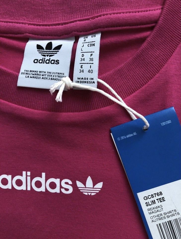 Neue sehr schöne Adidas Originals T-Shirt Reamag/Gr.34/NP 29,99€ in Dortmund