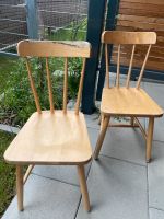 Zwei Stühle Holzstühle Holzstuhl massivholz Hessen - Darmstadt Vorschau