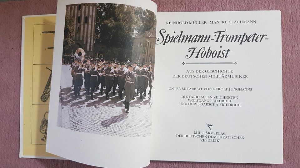 Buch DDR 1988 Spielmann Trompeter Hoboist in Bernau