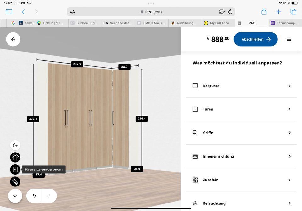 Ikea Eckschrank „PAX“ am 01.06 zum Sperrmüll in Heilbronn