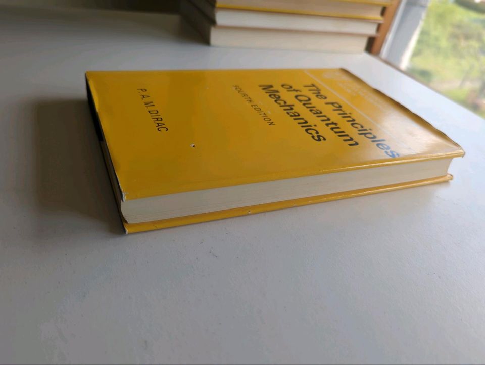 The Principles of Quantum Mechanics Fourth Edition, P.A.M. Dirac in Saarbrücken