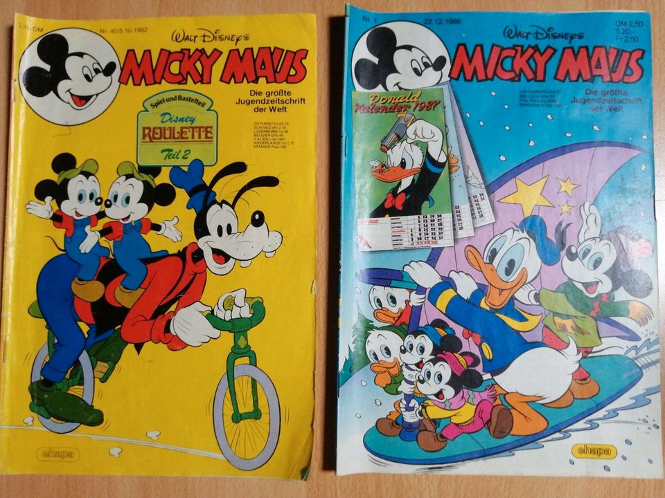 alte Micky Maus comics in Weiden (Oberpfalz)