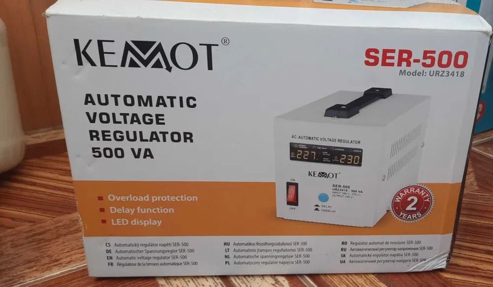 Automatischer Spannungsregler KEMOT SER 500W Voltage regulator in Stuttgart
