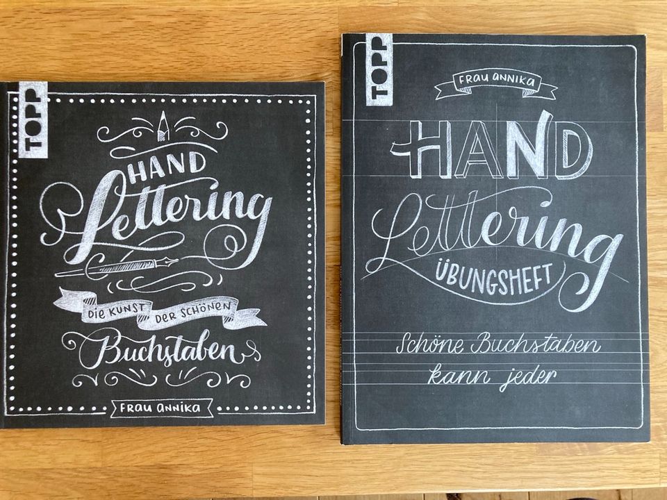 Handlettering Frau Annika Buch und Übungsheft in Weißenhorn