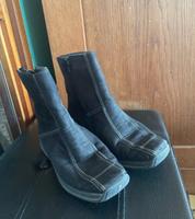 Schwarze Halbhohe Stiefel, gefütterte Stiefel Köln - Rodenkirchen Vorschau