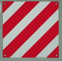 Warntafel Italien 50 x 50 cm für Fahrradheckträger Warnschild Niedersachsen - Friesoythe Vorschau