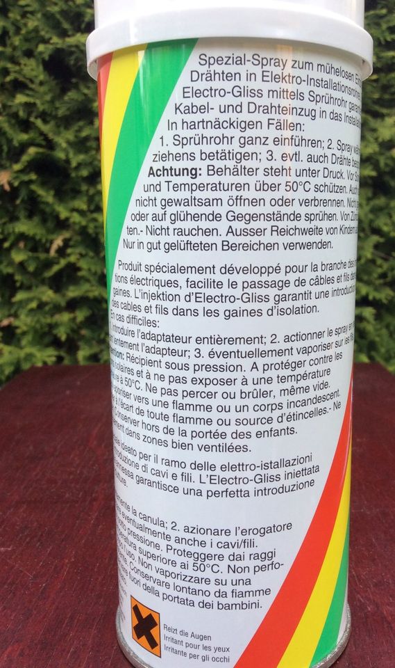 Electro Gliss Spray 400 ml von Monchant AG, Schweiz in Lörrach