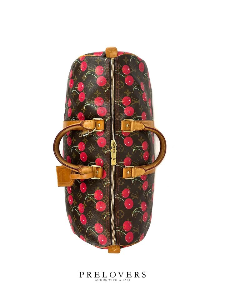 Louis Vuitton Takashi Murakami Cherry Keepall 45 – Savonches