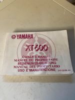 Bordbuch Yamaha XT600 Niedersachsen - Uetze Vorschau