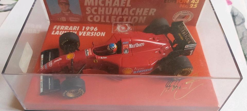 Michael Schumacher  Ferrari  1996  Launch Version.  Formel 1 in Meiningen