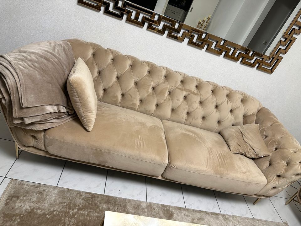 Beige Sofa 3 Set in Linden