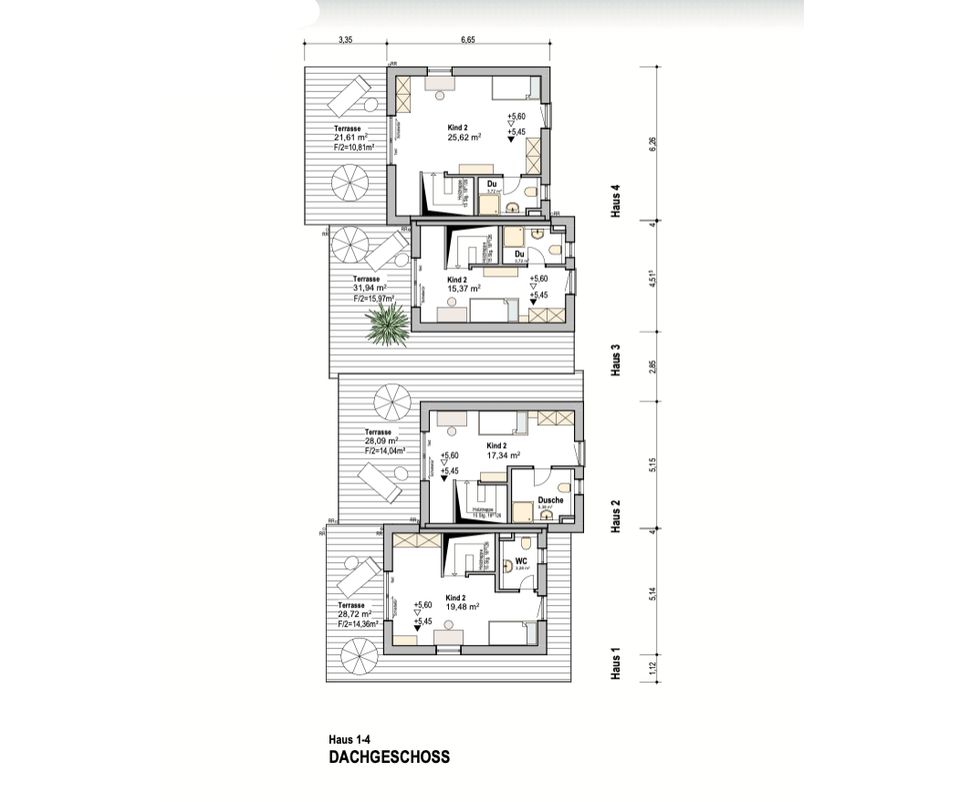 Reiheneckhaus Nr.5 | Schlüsselfertig - Zentral in Königsbrunn in Königsbrunn