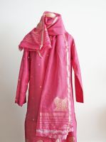 Authentisch indisches Kaftan (Tunika) Kleid + Schal reiner Seide Freiburg im Breisgau - Altstadt Vorschau