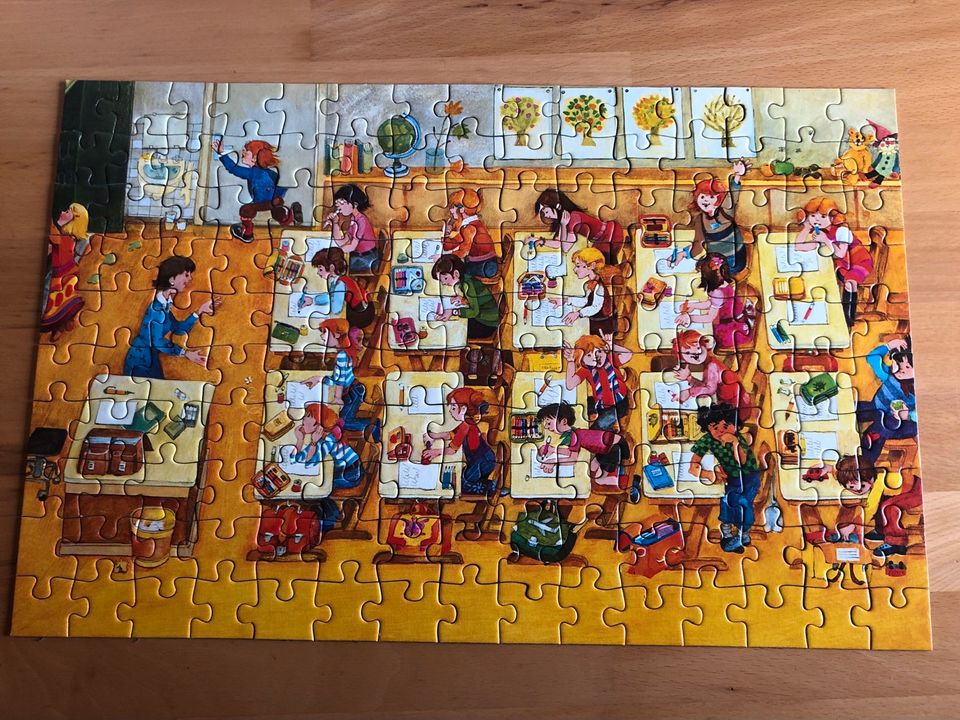 Ravensburger Puzzle 150 Teile „Alle gehen zur Schule“ aus 1984 in Bergisch Gladbach