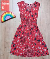 Sommer/Frühling Umstandskleid h&m rot Blumen S Bayern - Stephanskirchen Vorschau