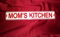 Mom's kitchen Blechschild Mama's Küche Kochen Türschild Köchin Bayern - Illertissen Vorschau