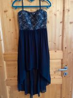 Blaues Festkleid High- Low- Schnitt Hessen - Taunusstein Vorschau