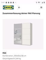Pax Schrank 1 Monat in Gebrauch Bayern - Allersberg Vorschau