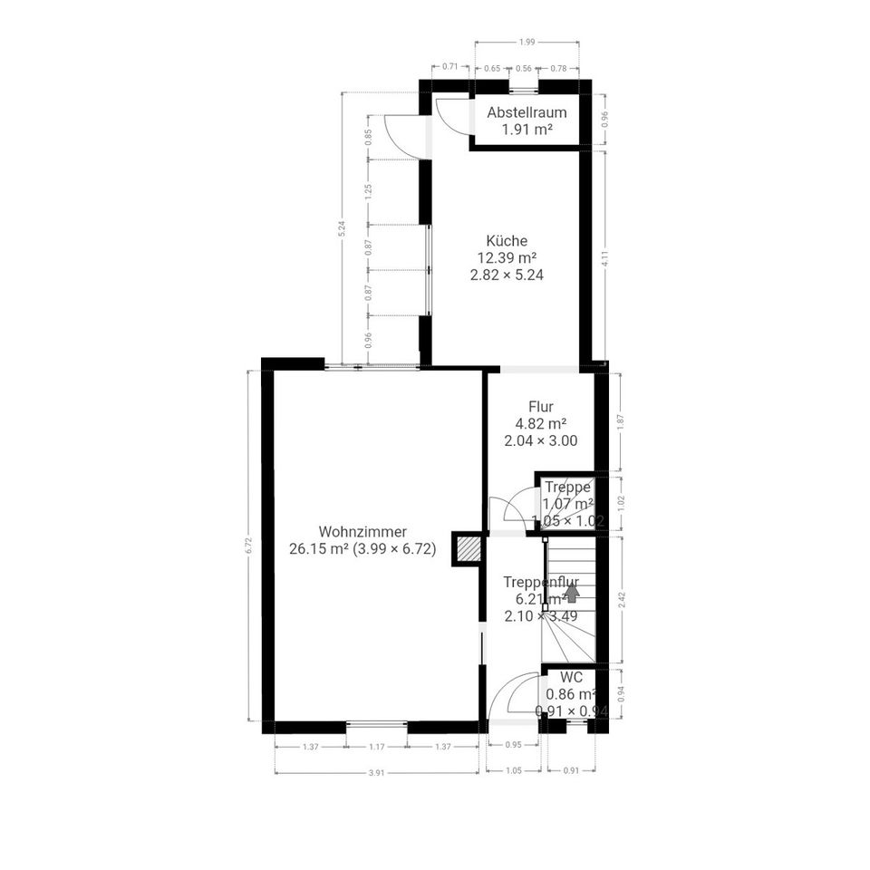 Vermietetes Reihenmittelhaus in guter Lage von Waltershausen in Waltershausen