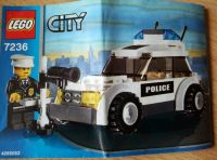 LEGO City 7236 Polizeiauto, Radarkontrolle, Figur Berlin - Neukölln Vorschau