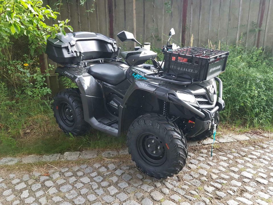 CFmoto 450 one LOF ATV Quad inkl. Schneeschild + Griffheizung NEU in Am Mellensee