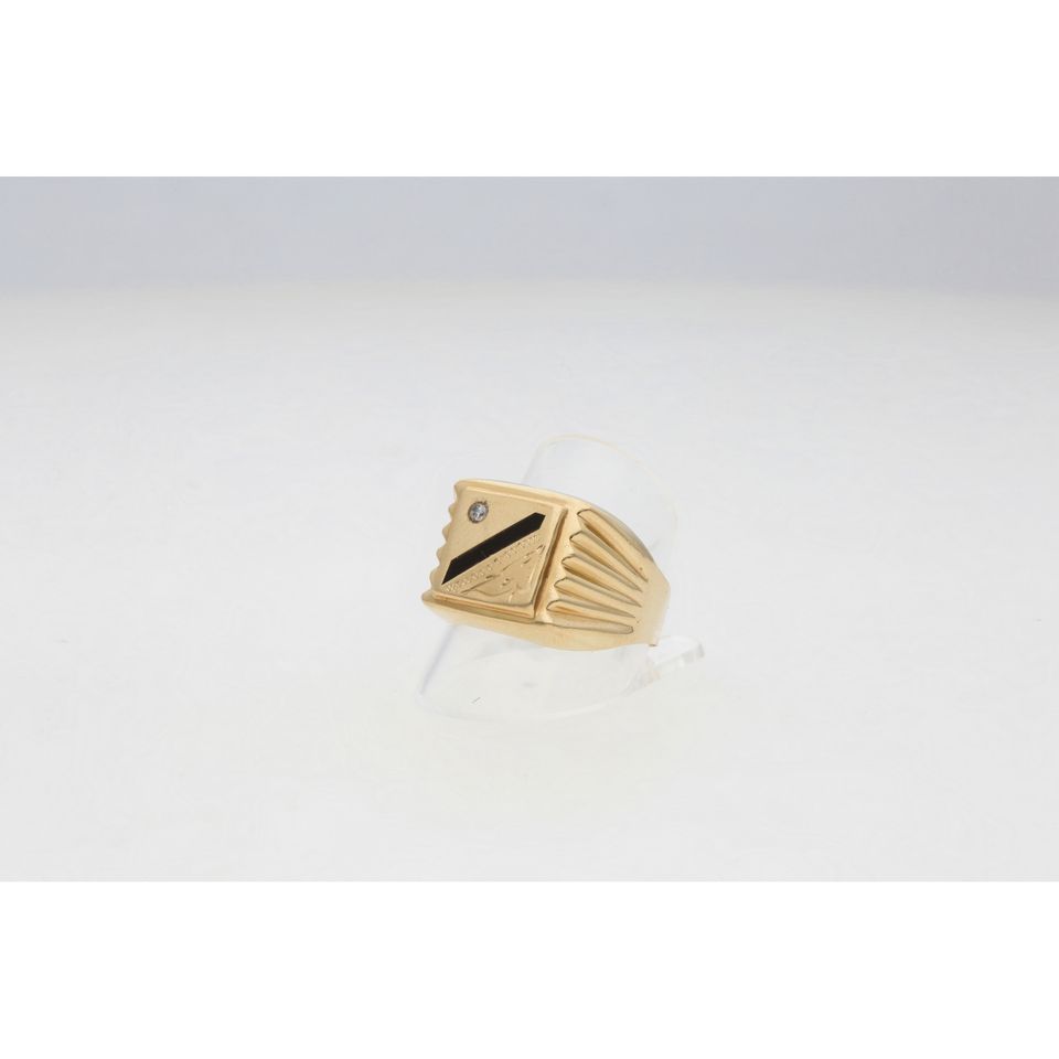 GOLD HERREN RING 14k 585 Gr. 66 4,77g Gelb Gold AU in Berlin