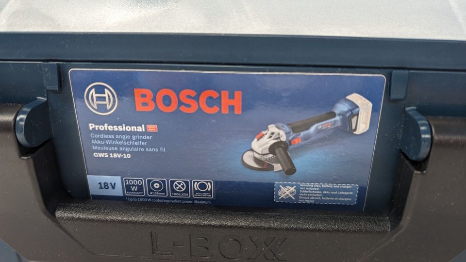 Bosch GWS 18V-10 Akku Winkelschleifer mit Koffer ⭐ NEU OVP ⭐ in Altenstadt Iller