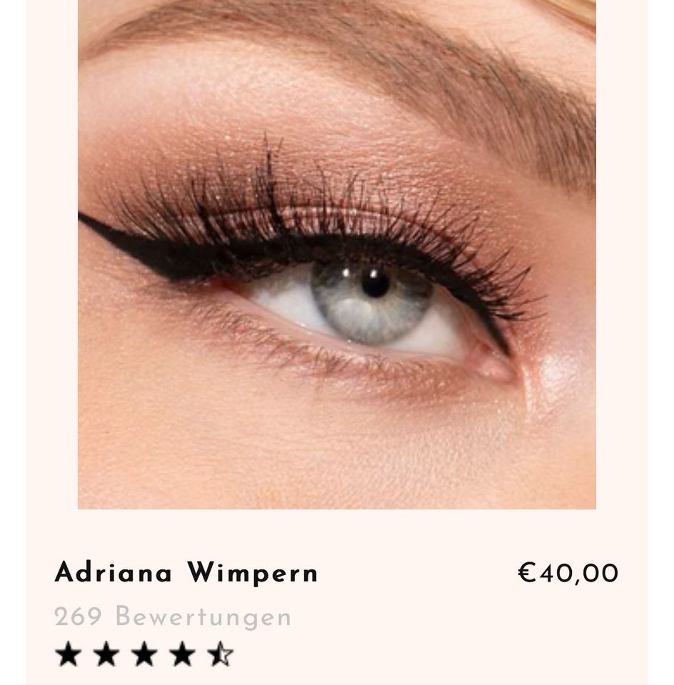 Celine Victor Wimpern & transparenter Eyeliner neuwertig in Bochum