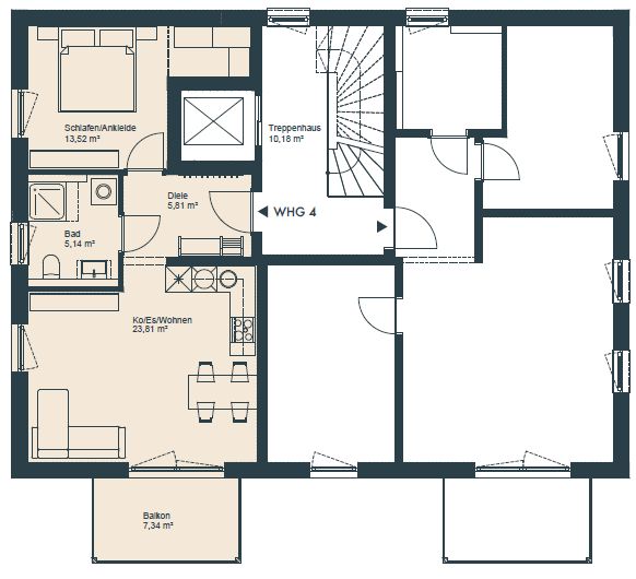 Neubau: KfW-40 QNG!!! 3-Zimmer-Erdgeschosswohnung mit 145 m² Garten!!! in München