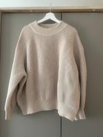 H&M Strickpullover beige XL chunky knit oversize Bayern - Coburg Vorschau