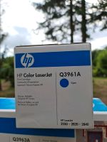 HP Color Laser Jet Toner Kartusche Q3961A Cyan Schleswig-Holstein - Hohenlockstedt Vorschau